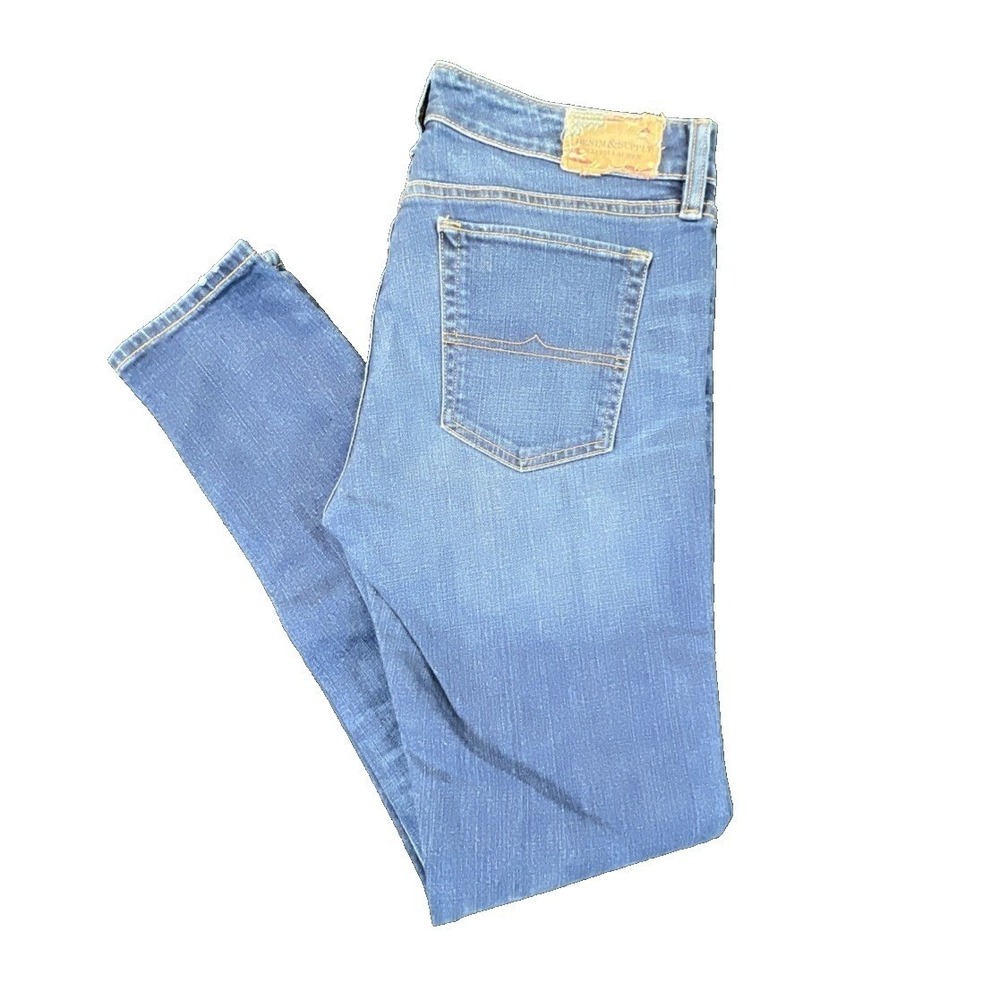 Denim & Supply Ralph Lauren Skinny Blue Womens 31/32 Low Rise Stretch Jeans